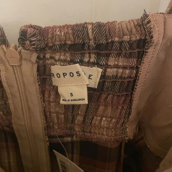 Aeropostale NWT Plaid Mini Shift Dress Sleeveless Small Academia Preppy - Picture 8 of 11